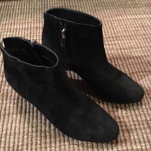 Sam Edelman Makayla Black Suede Booties 6